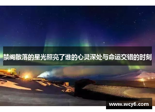 禁阁散落的星光照亮了谁的心灵深处与命运交错的时刻